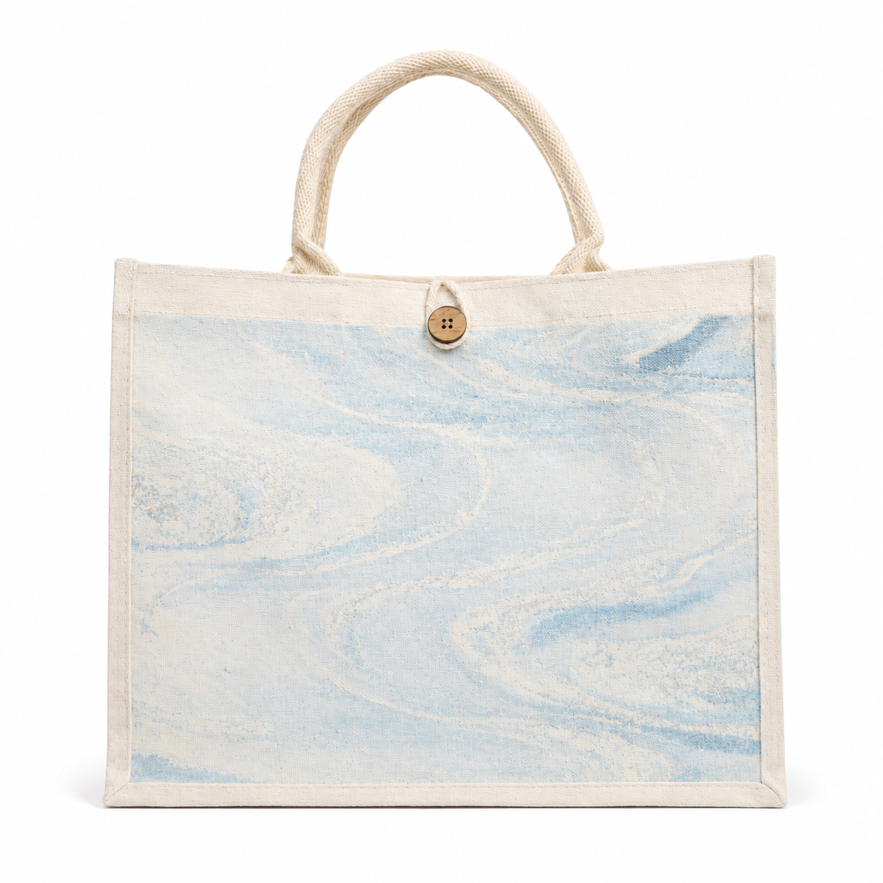 MIRANIQUE Large Tote ·  Marbled in Natural Lacquer · Never the Same Twice