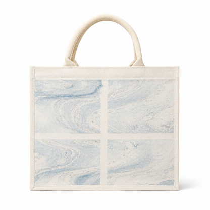 MIRANIQUE Large Tote ·  Marbled in Natural Lacquer · Never the Same Twice