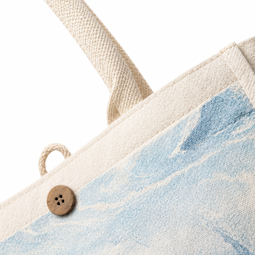 MIRANIQUE Large Tote ·  Marbled in Natural Lacquer · Never the Same Twice