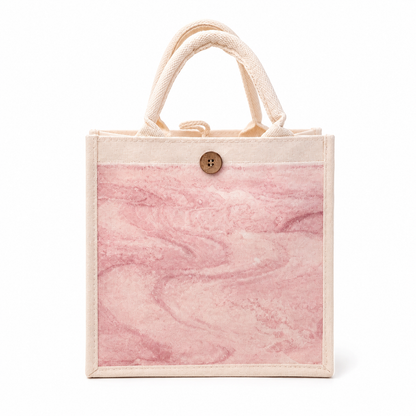 MIRANIQUE Small Tote ·  Marbled in Natural Lacquer · Never the Same Twice