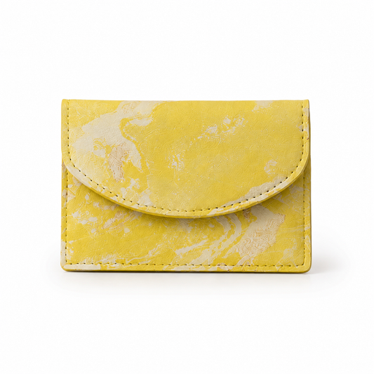 Small Wallet Handcrafted Marbling · Inspired by Chinese Lacquer · One of a Kind