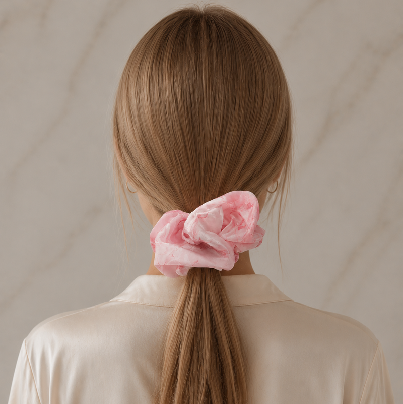 Silk Scrunchie detail