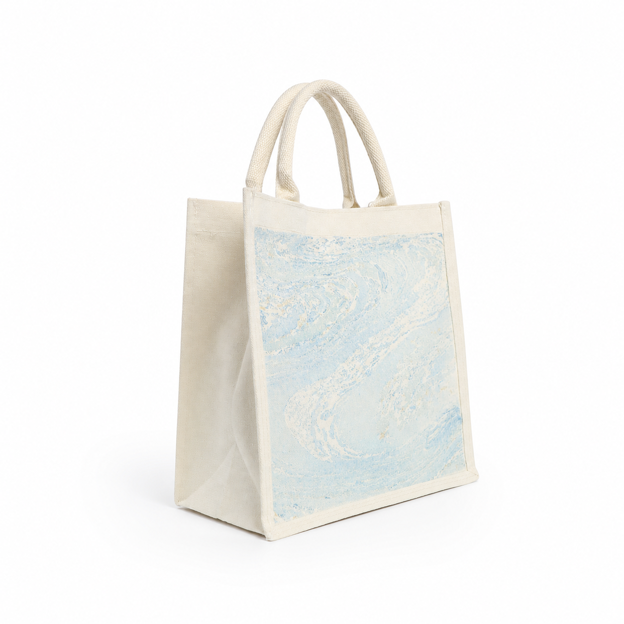 MIRANIQUE Small Tote ·  Marbled in Natural Lacquer · Never the Same Twice