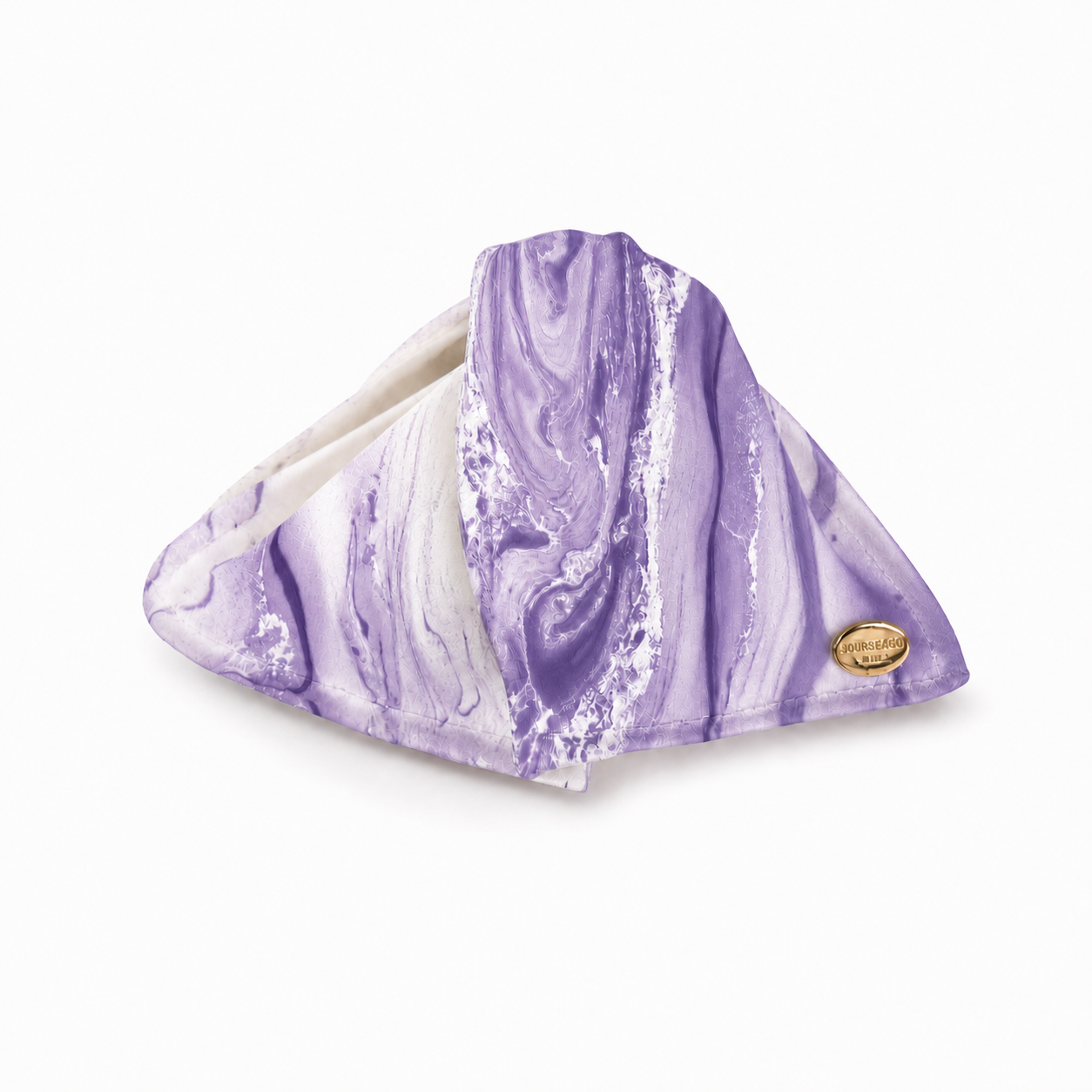 Artistic Marbled Shell Hair Claw