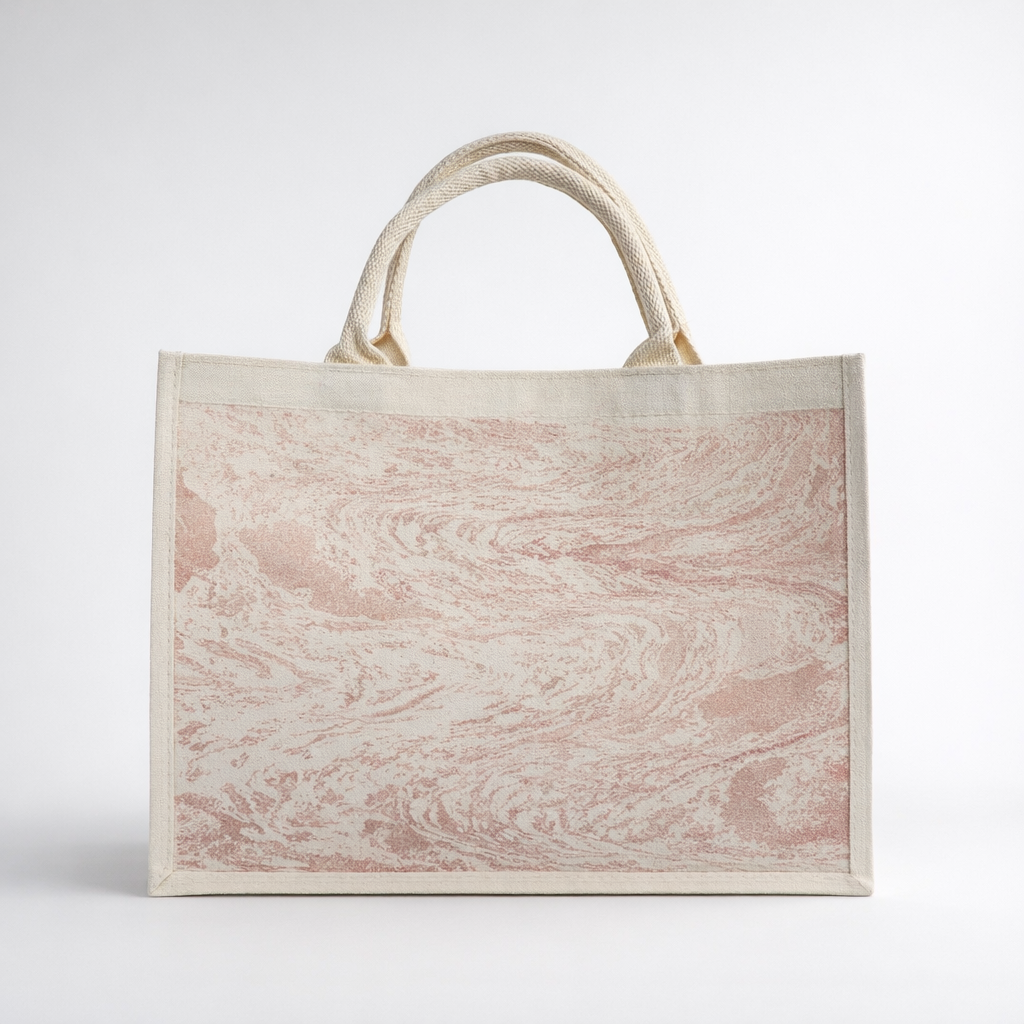 MIRANIQUE Large Tote ·  Marbled in Natural Lacquer · Never the Same Twice