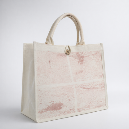 MIRANIQUE Large Tote ·  Marbled in Natural Lacquer · Never the Same Twice