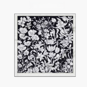 Midnight Bloom Against Storm