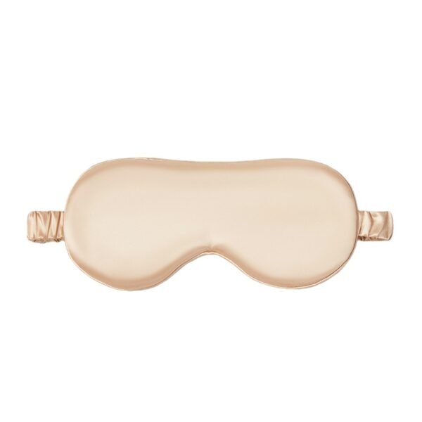Gold silk eye mask